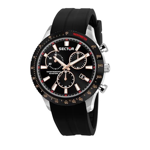 Sector No Limits 270 Herrenuhr, Chronograph, analog – 45 mm von Sector