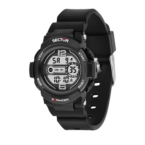 Sector No Limits Unisex Erwachsene Digital Analog Quartz Uhr mit Plastic Armband R3251525001 von Sector