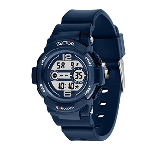 Sector No Limits Unisex Erwachsene Digital Analog Quartz Uhr mit Plastic Armband R3251525002 von Sector