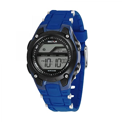 Sector No Limits Herren Digital Analog Quartz Uhr mit Plastic Armband R3251510003 von Sector