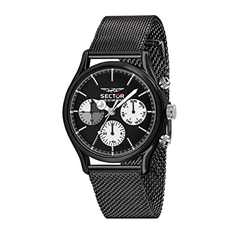 Sector No Limits Herren Analog Quartz Uhr mit Stainless Steel Armband R3253517003 von Sector