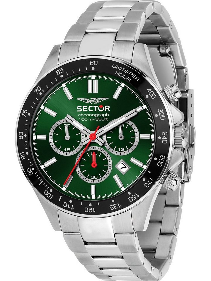 Sector Chronograph Sector Herren-Uhren Analog Quarz von Sector