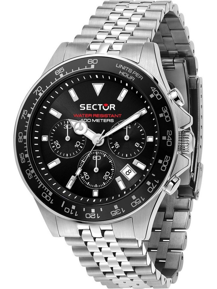 Sector Chronograph Sector Herren-Uhren Analog Quarz von Sector