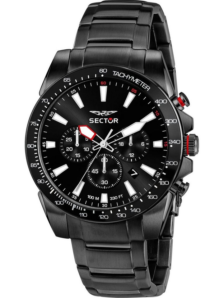 Sector Chronograph Sector Herren-Uhren Analog Quarz von Sector