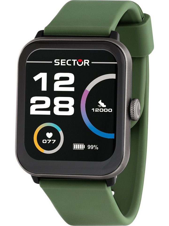 Sector Digitaluhr Sector Herren-Smartwatch Digital Akku von Sector