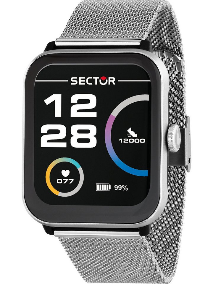 Sector Digitaluhr Sector Herren-Smartwatch Digital Akku von Sector