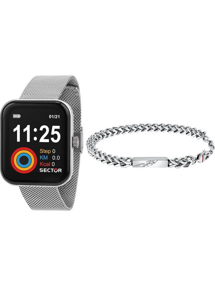Sector Digitaluhr Sector Unisex-Smartwatch Digital Akku von Sector