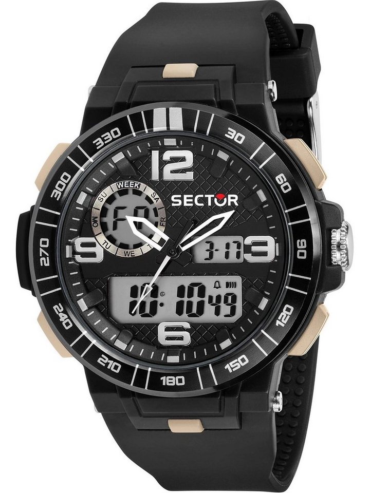Sector Quarzuhr Sector Herren-Uhren Digital Quarz von Sector