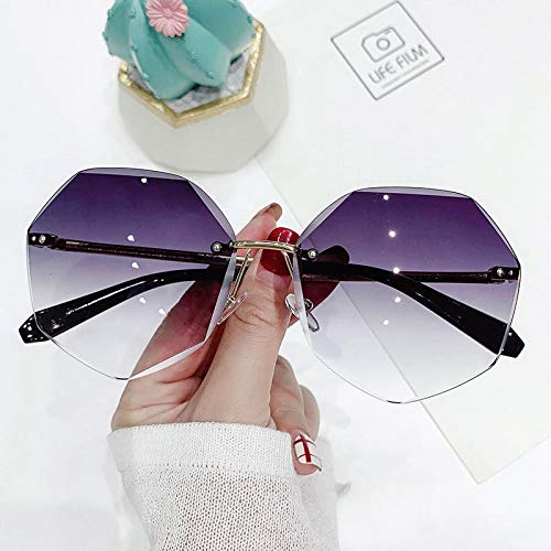 Mode Randlose Damen Sonnenbrillen Design Fashion Lady Sonnenbrillen Vintage Alloy Classic Luxury Designer Shades Uv400 Eyewear Trend 1 von Secuos