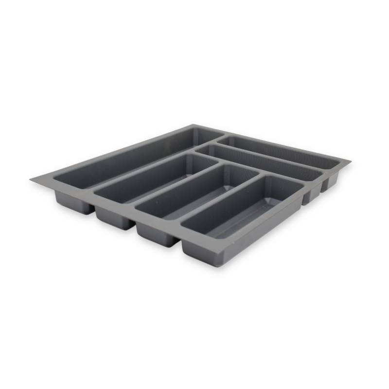 Besteckeinsatz für 40 cm Schublade Besteckkasten rutschfest Kunststoff Grau Besteckeinsatz für 40 cm Schublade Besteckkasten rutschfest Kunststoff Grau von Sedia