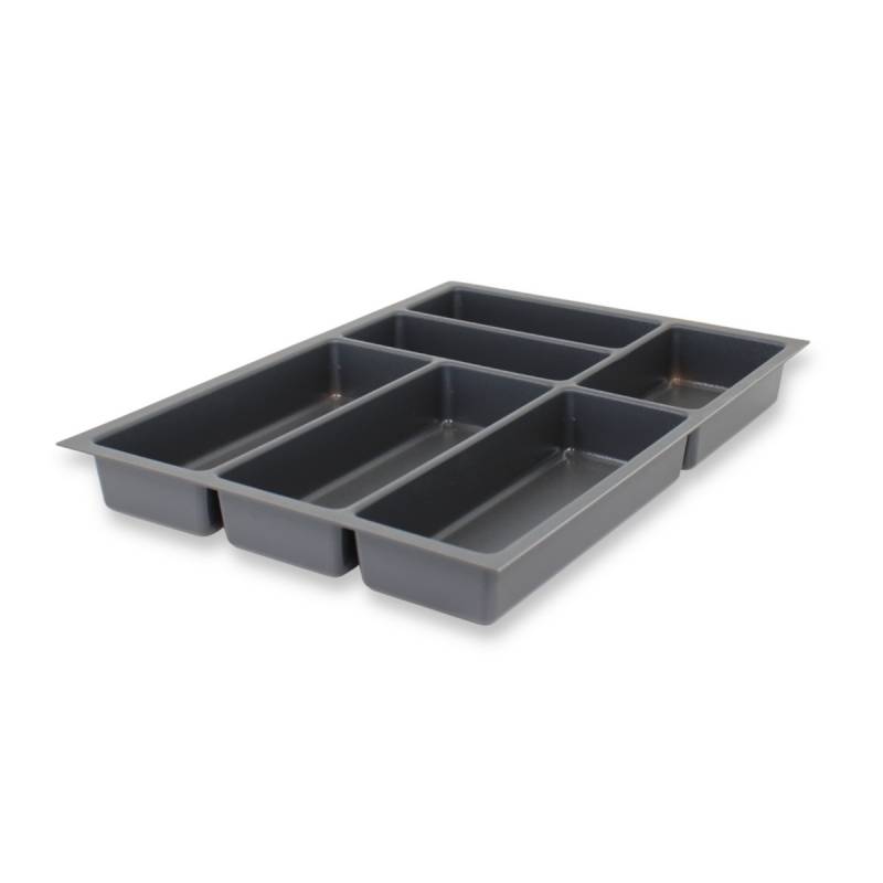 Sedia Concept Besteckeinsatz für 45 cm Nobilia Arcitech-Zargen Kunststoff Grau von Sedia