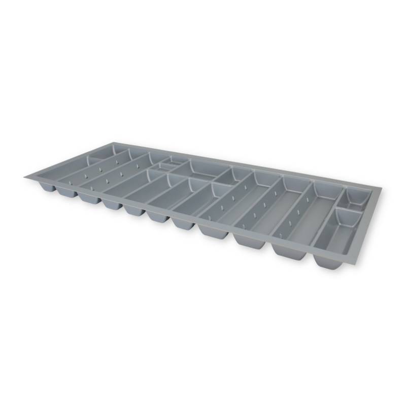 Sedia Linea Besteckeinsatz für 120 cm Schublade Zuschneidbar Kunststoff Grau Sedia Linea Besteckeinsatz für 120 cm Schublade Zuschneidbar Kunststoff Grau von Sedia