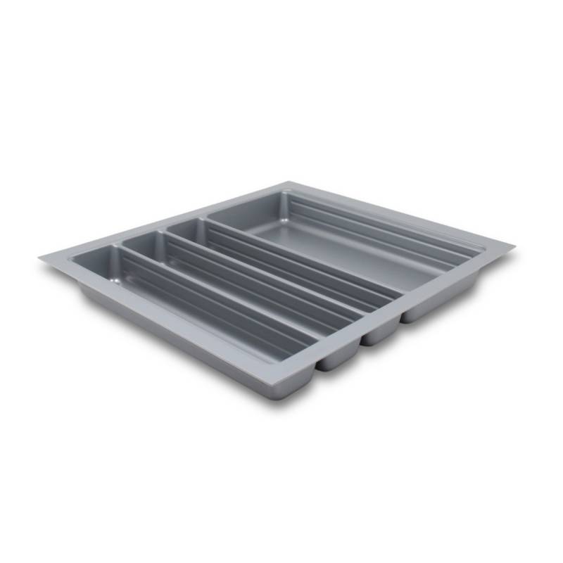 Sedia Scoop II Besteckeinsatz für 50 cm Schublade Kunststoff Zuschneidbar Grau von Sedia