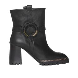 See By Chloe Hana Lederstiefeletten In Schwarz von See By ChloÉ