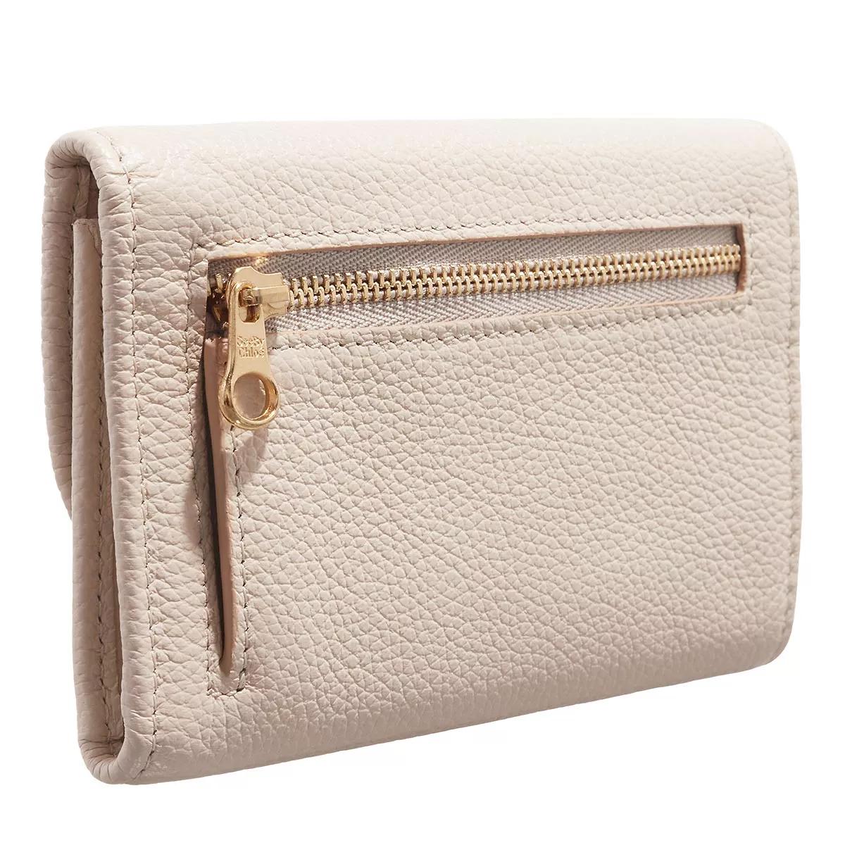 See By Chloé Portemonnaie - French Wallet Leather - Gr. unisize - in Beige - für Damen von See By Chloé