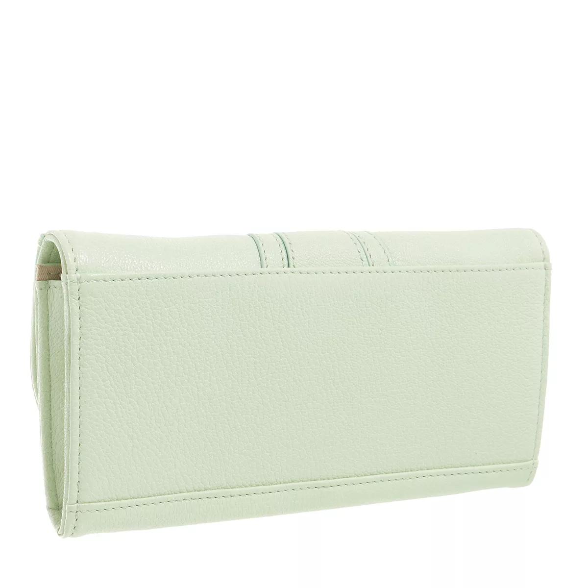 See By Chloé Portemonnaie - Hana Wallet Large - Gr. unisize - in Grün - für Damen von See By Chloé