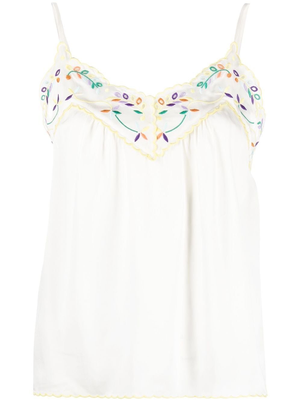 See by Chloé Besticktes Camisole-Top - Weiß von See by Chloé