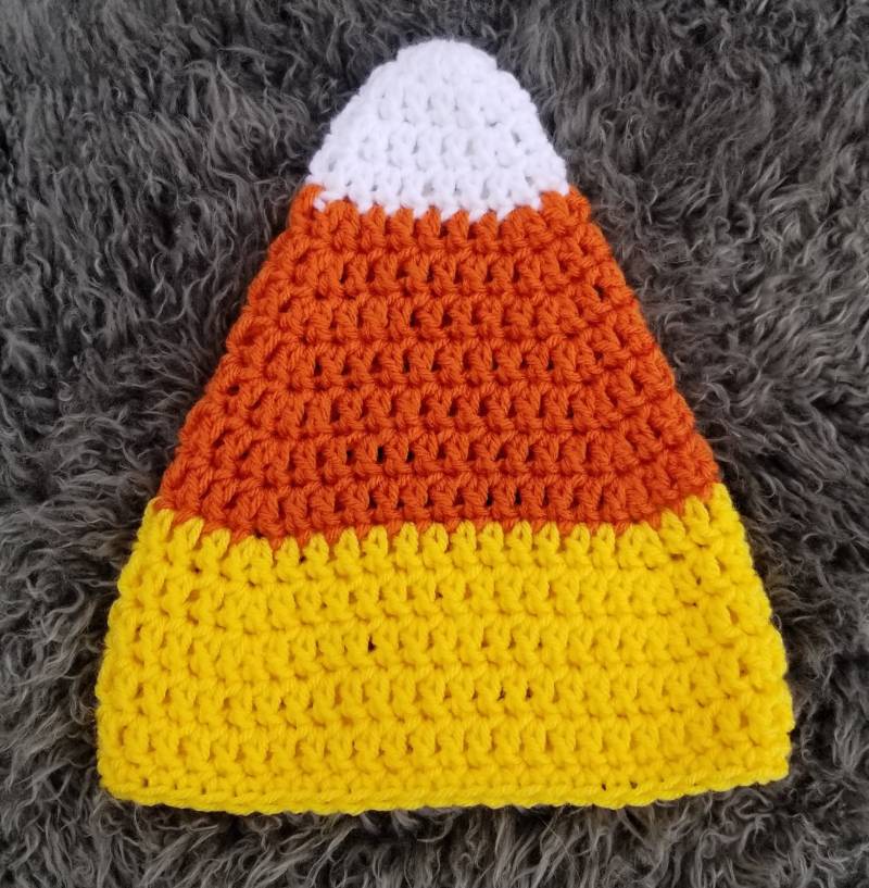 Candy Corn Beanie , Baby-Halloween-Kostüm, Säugling-Halloween-Kostüm von SeeKelseyDo