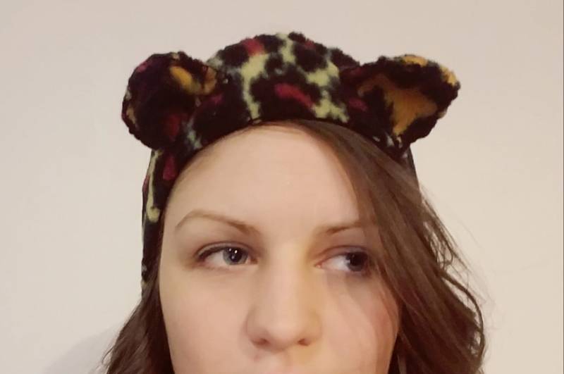 Leopard Ohr Erwärmung Headbanc Leopard Ohr Erwärmung Headbanc von SeeSusanSewBoutique