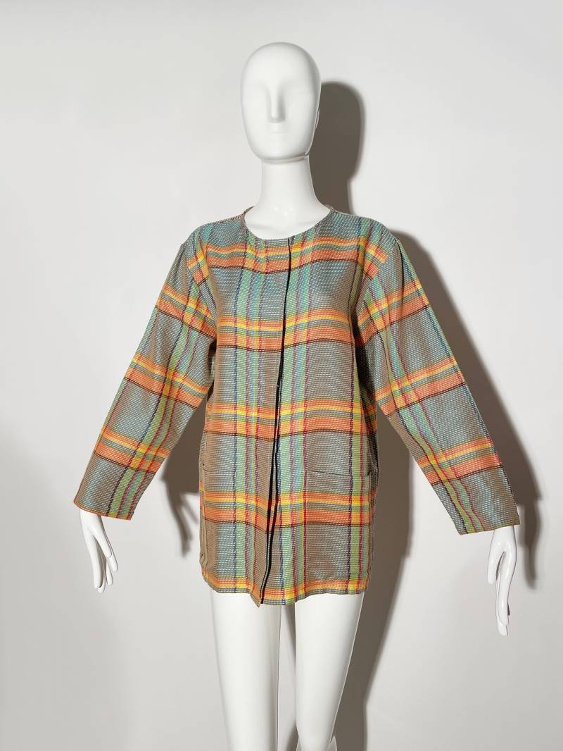 Missoni Plaid Button Down Bluse von SeeWhyStore