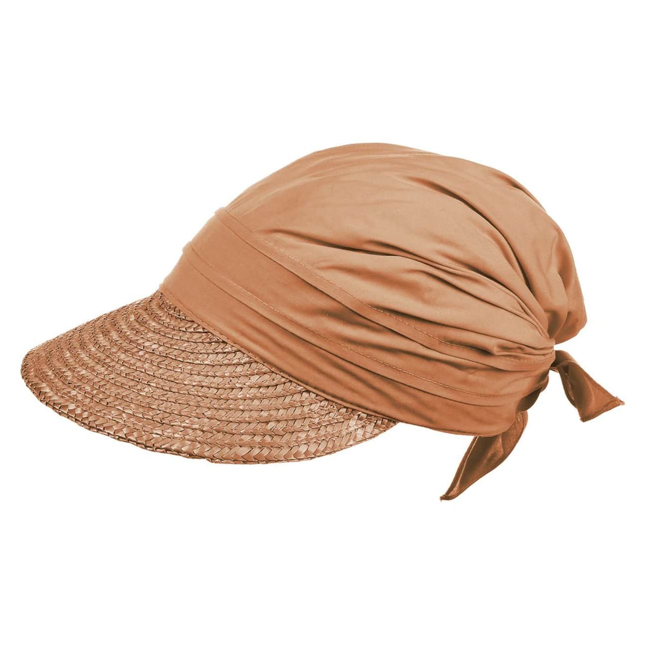 Ansali Strohvisor Cap by Seeberger von Seeberger