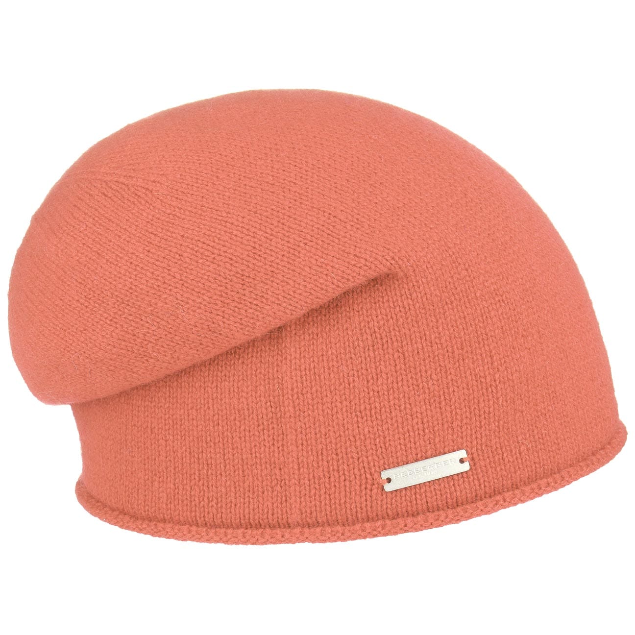 Kaschmir Beanie mit Rollrand by Seeberger von Seeberger