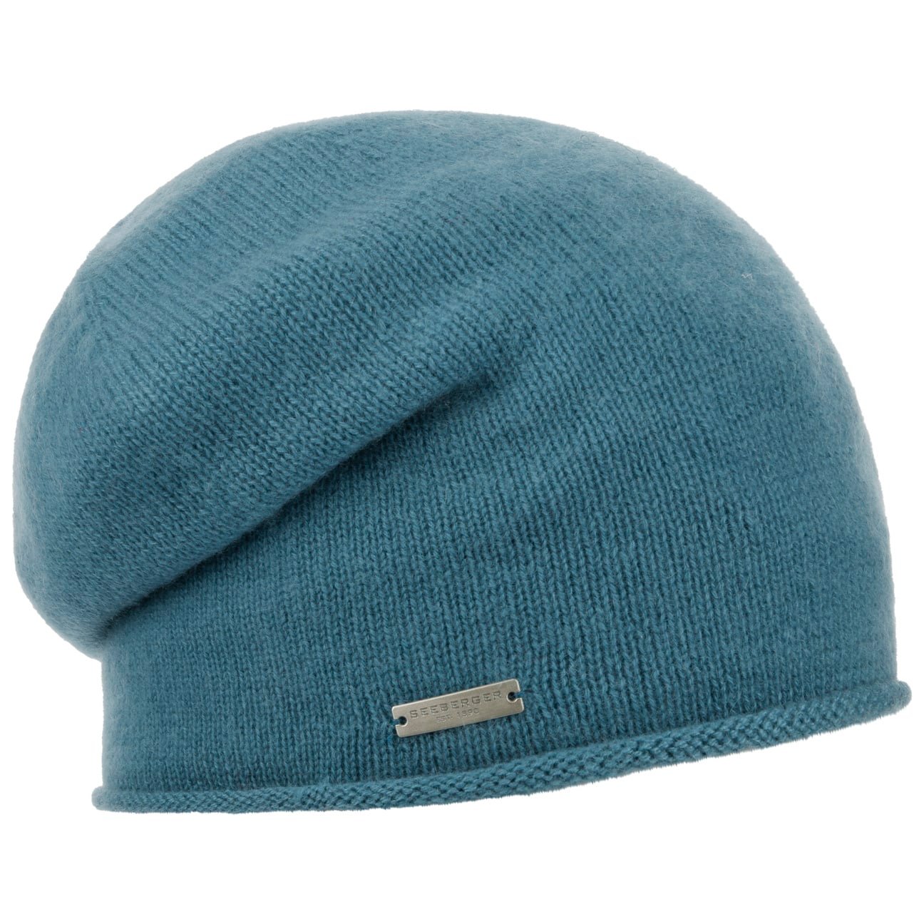 Kaschmir Beanie mit Rollrand by Seeberger von Seeberger