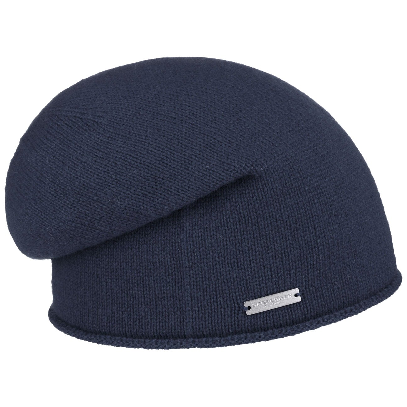 Kaschmir Beanie mit Rollrand by Seeberger von Seeberger