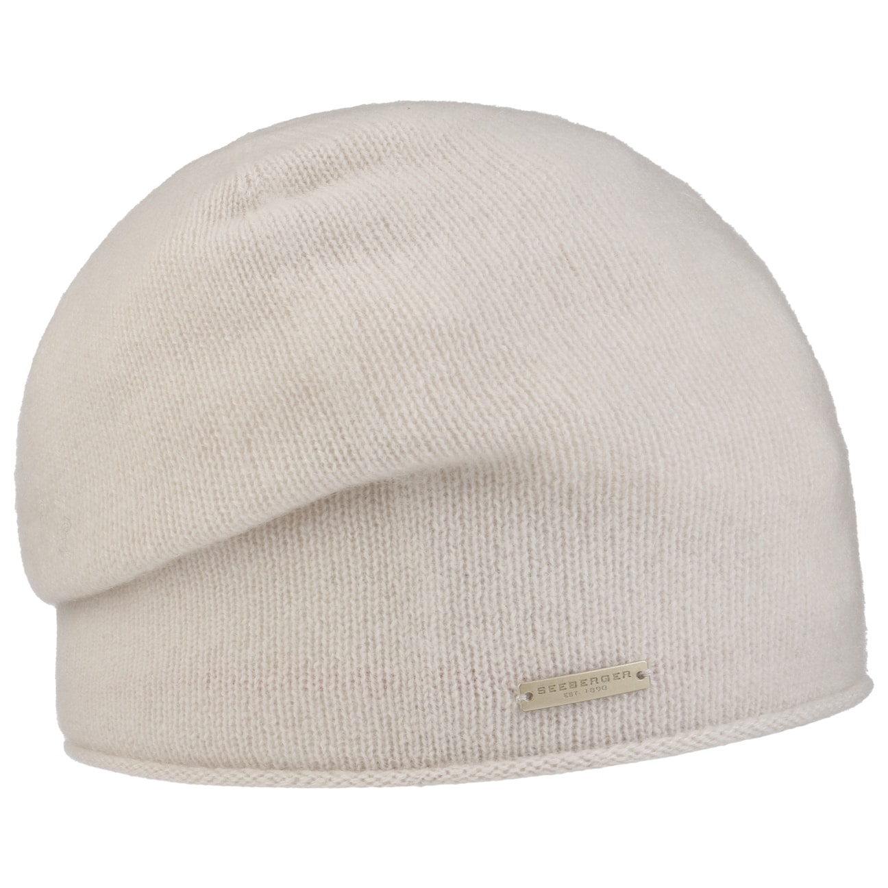 Kaschmir Beanie mit Rollrand by Seeberger Kaschmir Beanie mit Rollrand by Seeberger von Seeberger