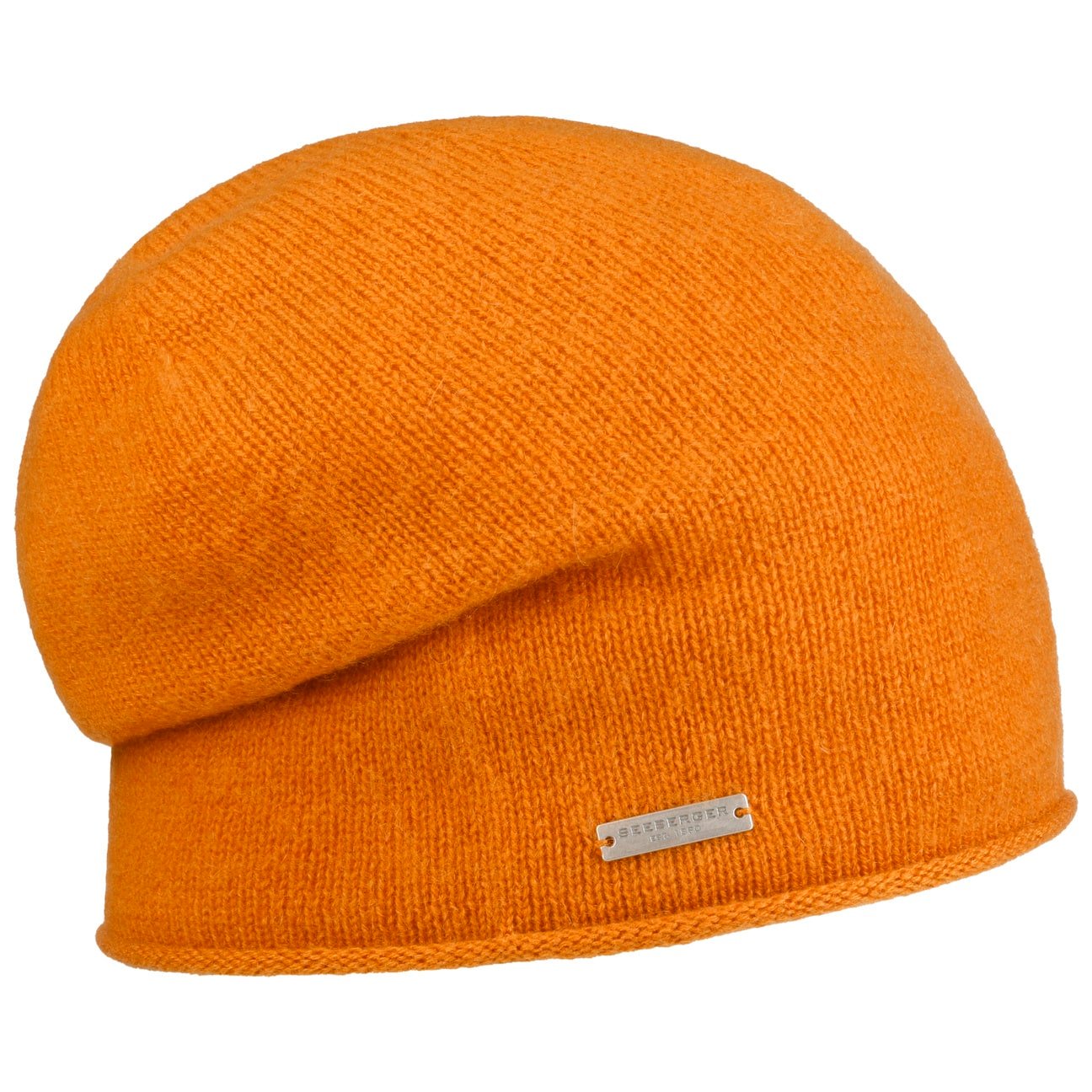 Kaschmir Beanie mit Rollrand by Seeberger von Seeberger