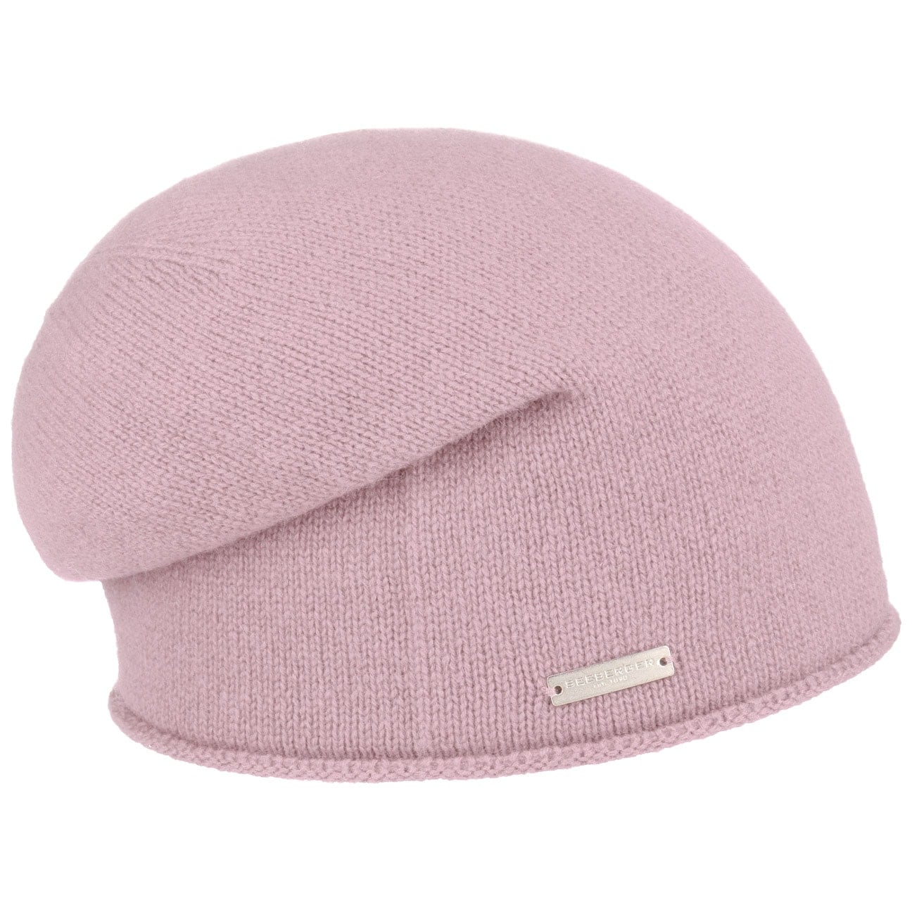 Kaschmir Beanie mit Rollrand by Seeberger von Seeberger