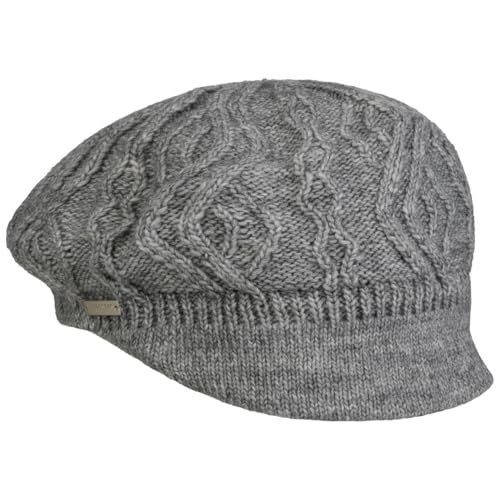 Seeberger Annelie Knit Newsboy Cap Damen Hellgrau Einheitsgröße, Hellgrau, 6.75-7.5 Seeberger Annelie Knit Newsboy Cap Damen Hellgrau Einheitsgröße, Hellgrau, 6.75-7.5 von Seeberger