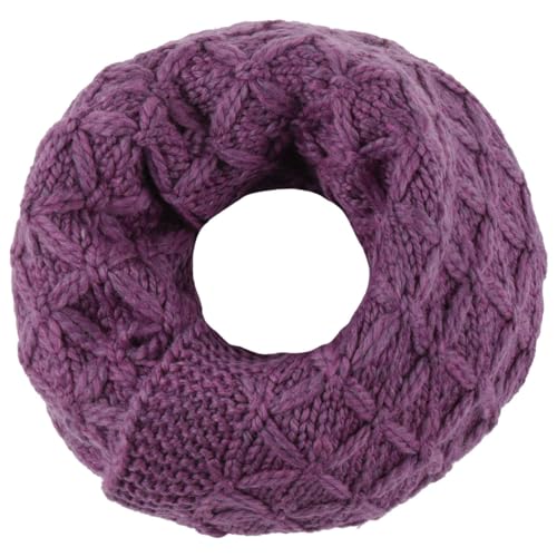 Seeberger Annelie Loop Strickschal Loopschal Damenschal Winterschal Damen/Herren - Winter Herbst-Winter - One Size violett von Seeberger