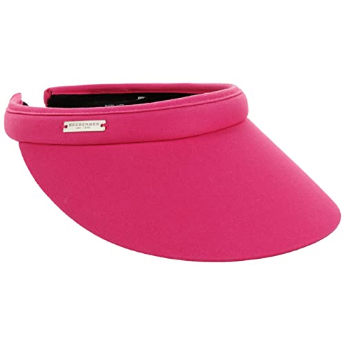 Seeberger Azalee Visor Baumwolle Baumwollvisor Sonnenvisor Sonnenschutz Blendschutz Strandvisor Damenvisor (One Size - Fuchsia)… von Seeberger