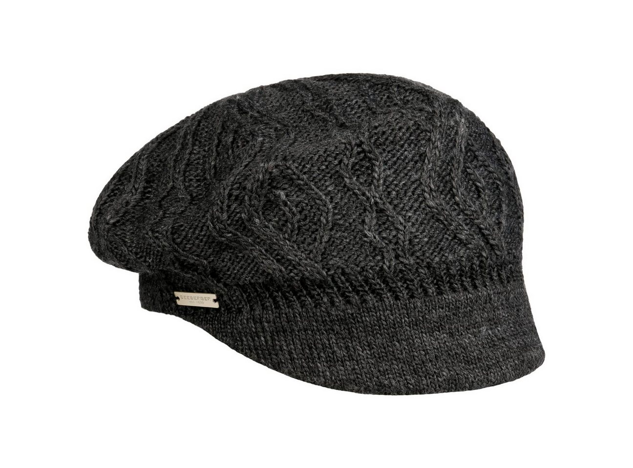 Seeberger Ballonmütze (1-St) Damenmütze mit Schirm von Seeberger