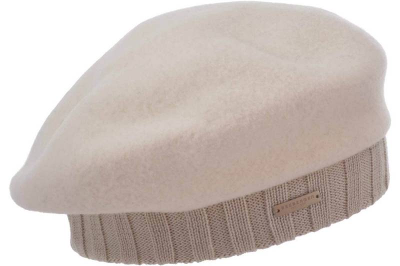 Seeberger Baskenmütze Walk Baskenmütze mit Strickbund 18055-0 von Seeberger