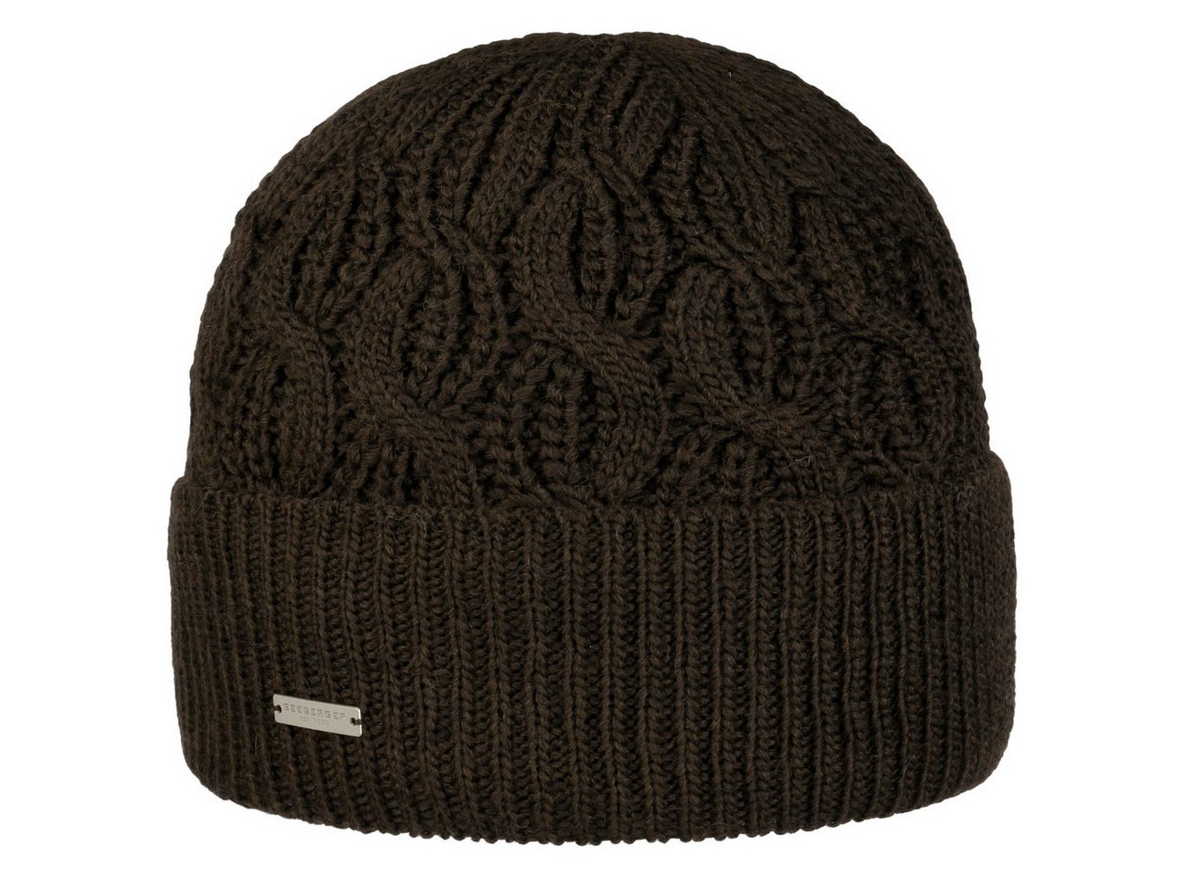 Seeberger Beanie (1-St) Strickmütze mit Umschlag von Seeberger