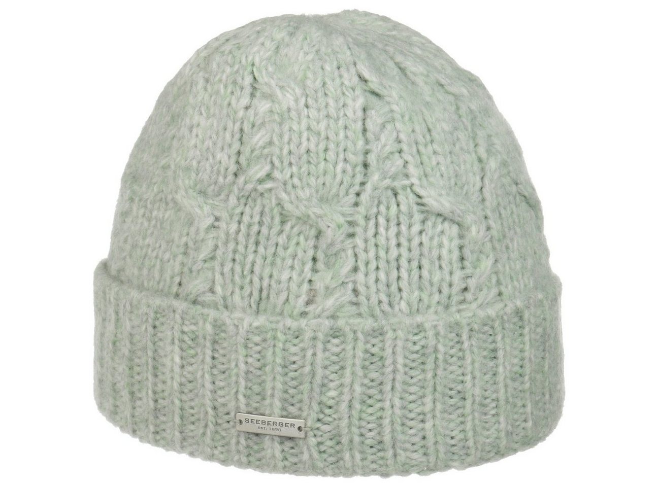 Seeberger Beanie (1-St) Strickmütze mit Umschlag von Seeberger