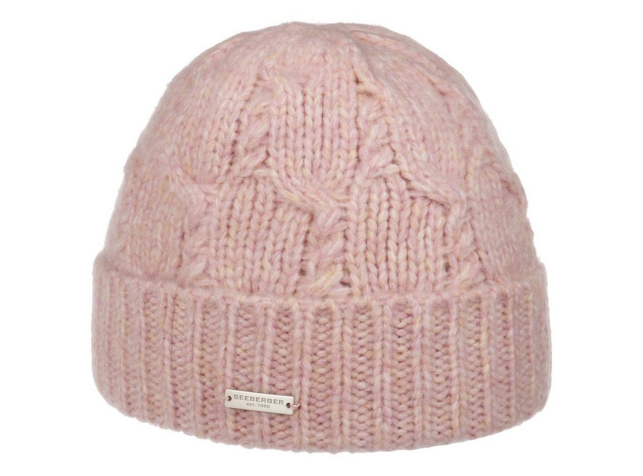 Seeberger Beanie (1-St) Strickmütze mit Umschlag von Seeberger