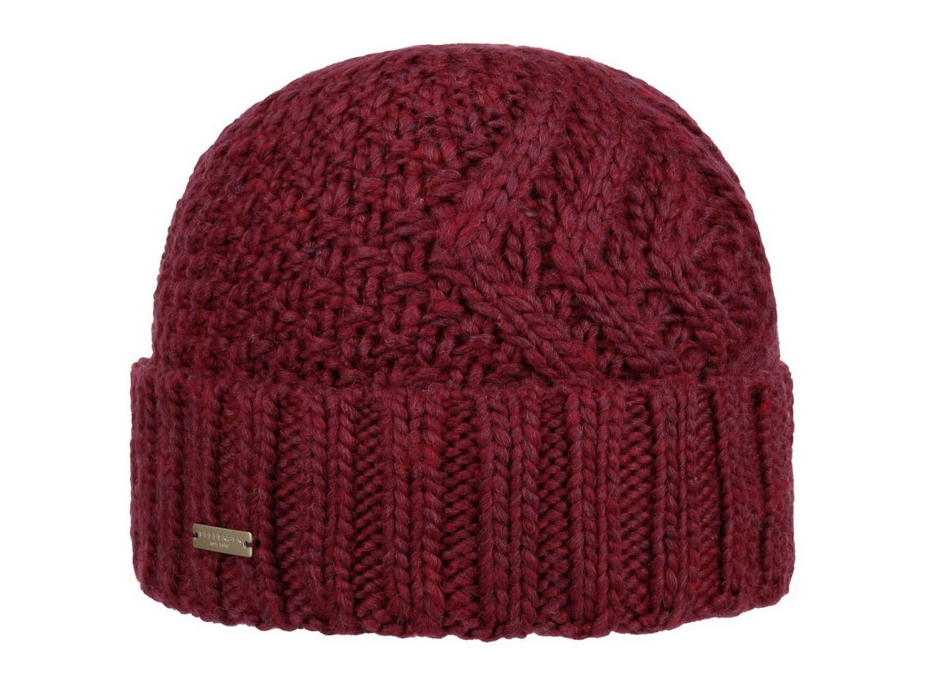 Seeberger Beanie (1-St) Strickmütze mit Umschlag von Seeberger