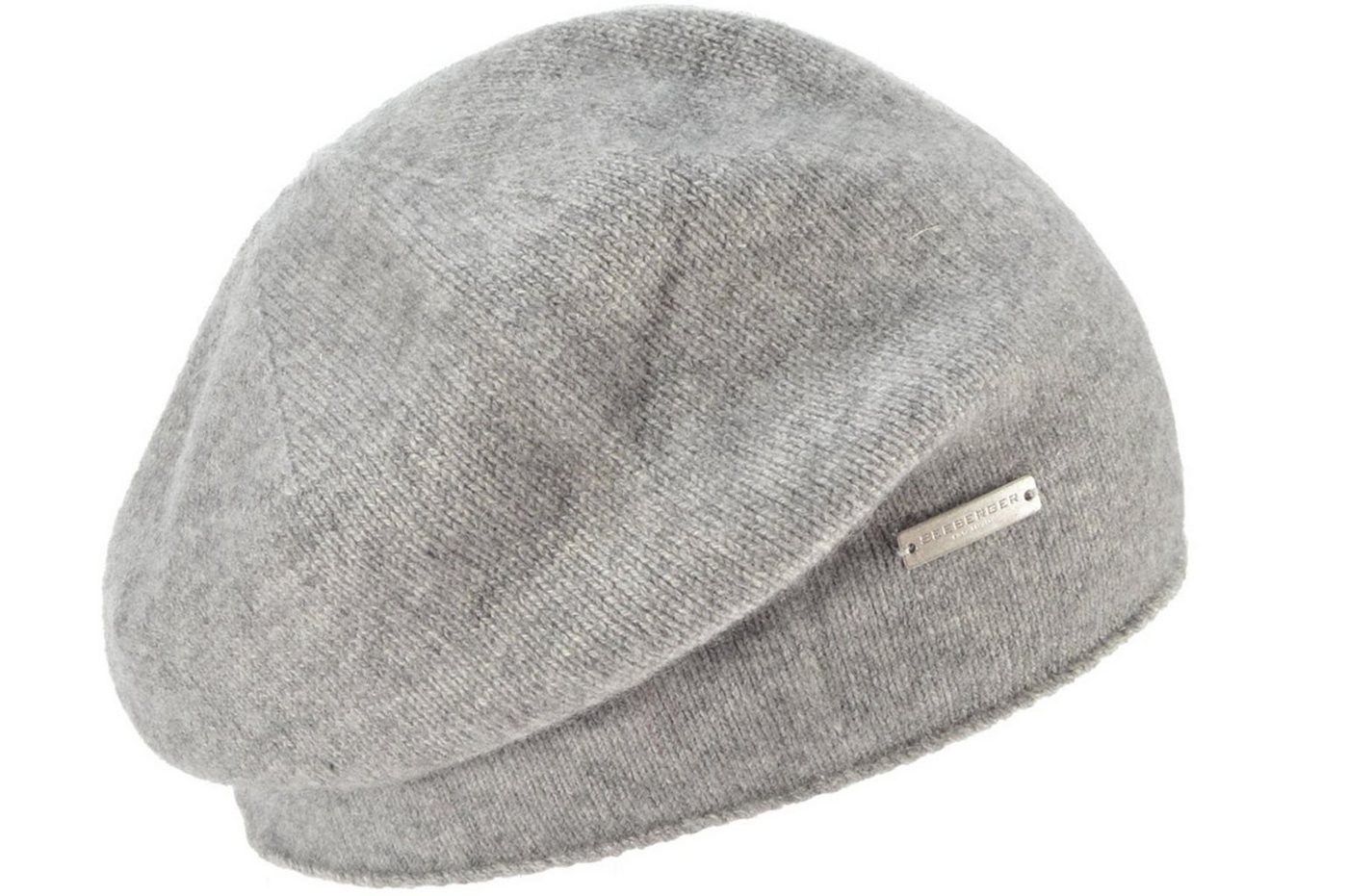 Seeberger Beanie Cashmere Baske mit Rollkante 17702-0 von Seeberger