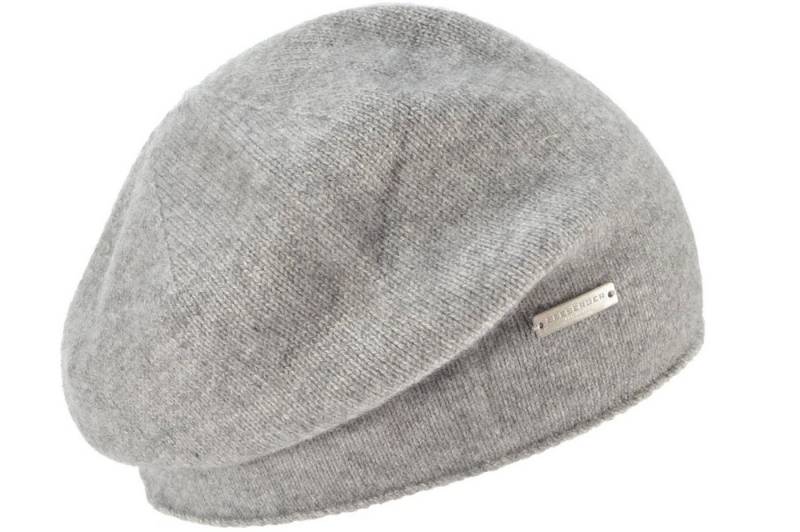 Seeberger Beanie Cashmere Baske mit Rollkante 17702-0 von Seeberger