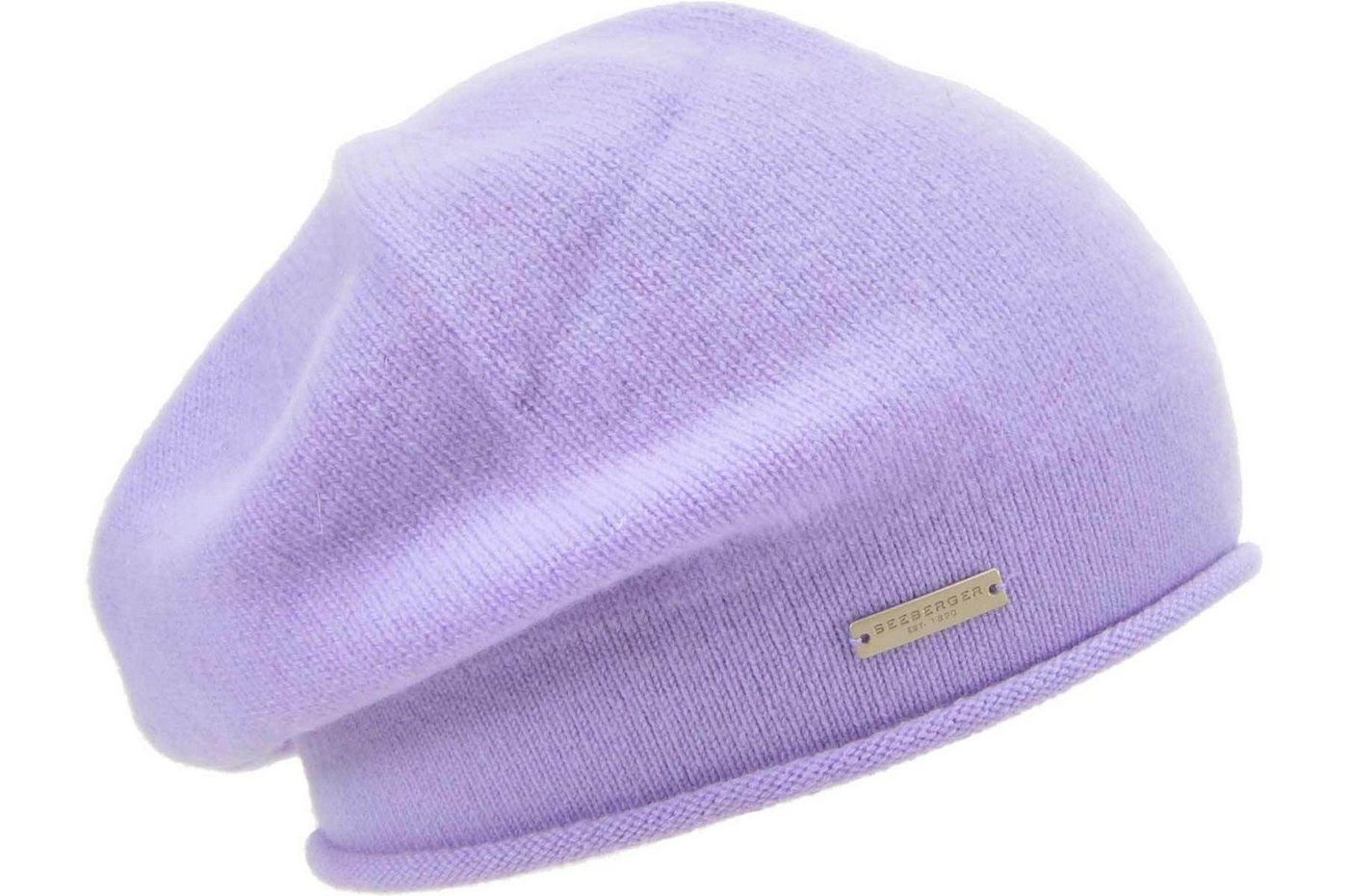 Seeberger Beanie Cashmere Baske mit Rollkante 17702-0 von Seeberger