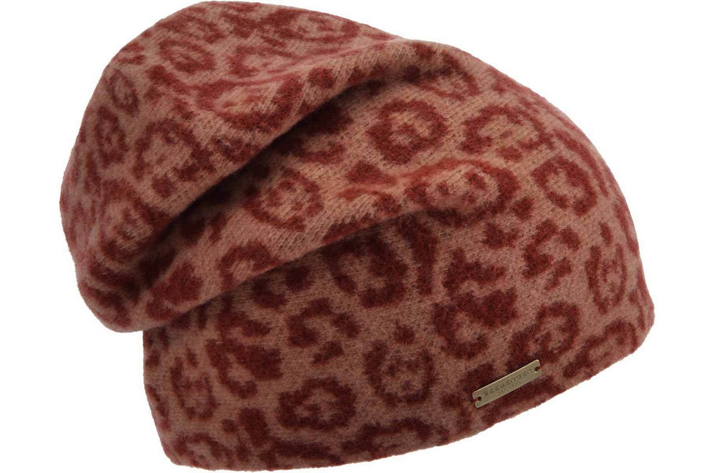 Seeberger Beanie Walk Headsock mit Leomuster 19851-0 von Seeberger