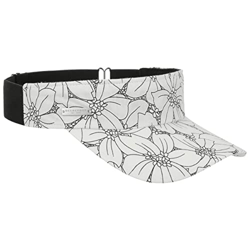 Seeberger Belvonja Flower Visor Sonnenvisor Damenvisor (One Size - weiß) von Seeberger