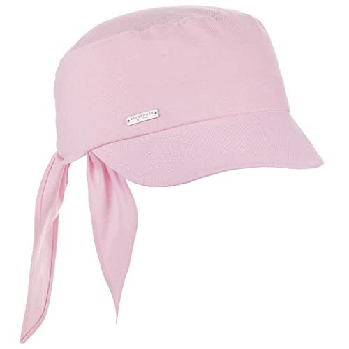 Seeberger Cotton Chambray Damencap Baumwollcap Schirmmütze Visor Sonnenvisor (One Size - rosa) von Seeberger