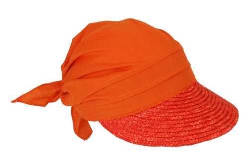 Seeberger Damen Cap 51175, Gr. one size , Orange (0034 papaya) von Seeberger