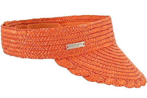 Seeberger Damen Strohschild Klettverschluss One-Size Orange von Seeberger