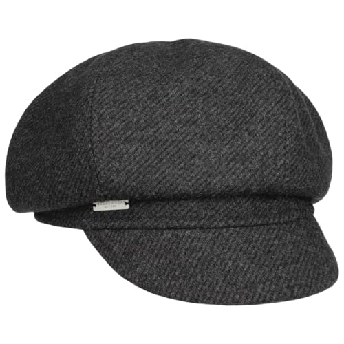 Seeberger Daventa Newsboy Cap Women anthrazit one size von Seeberger
