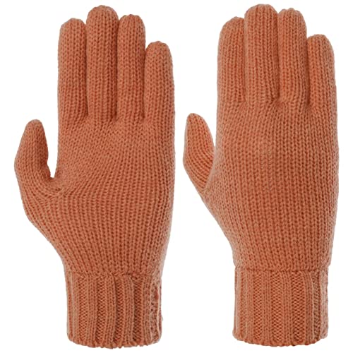 Seeberger Feinstrick Fingerhandschuhe Strickhandschuhe Damenhandschuhe (One Size - apricot) von Seeberger